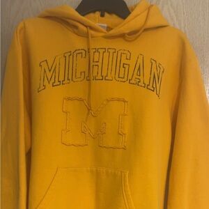 University of Michigan Yellow Hoodie